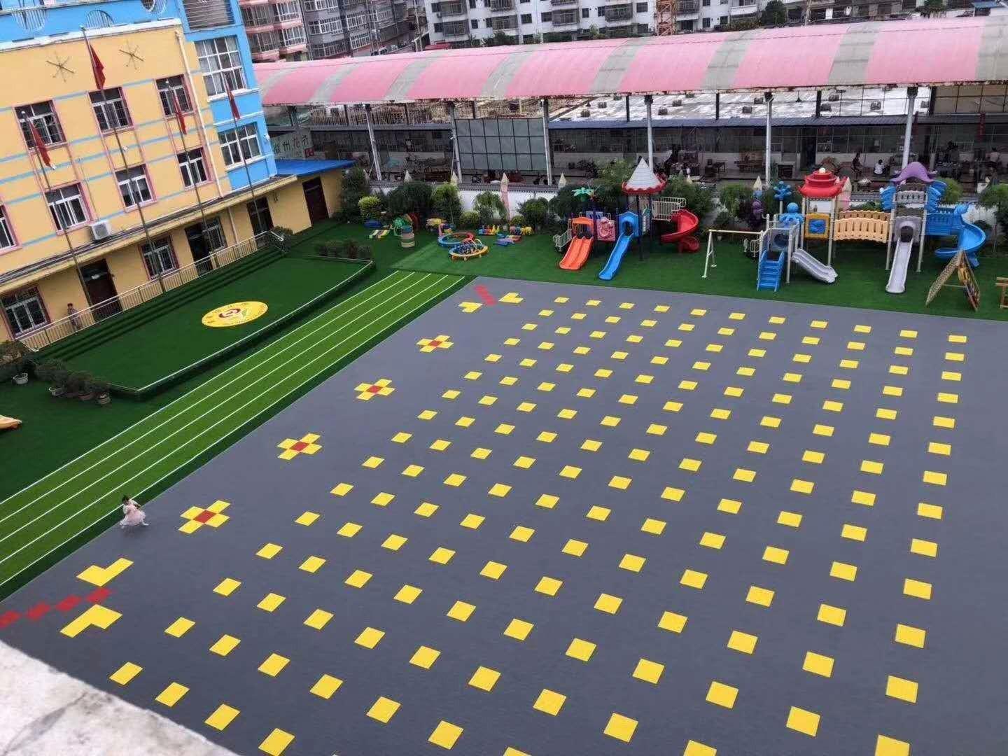 幼兒園懸浮拼裝地板